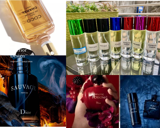 Parfums de luxe en formant miniature